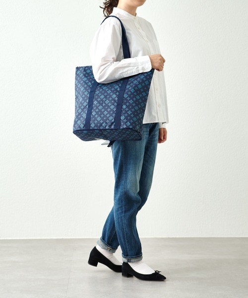 Daily russet（デイリー ラシット）の「保冷ポケッタブルエコバッグ（エコバッグ/サブバッグ・レディース・ブラック/グレー/ネイビー/シルバー/グリーン・FREE）」の10枚目の写真