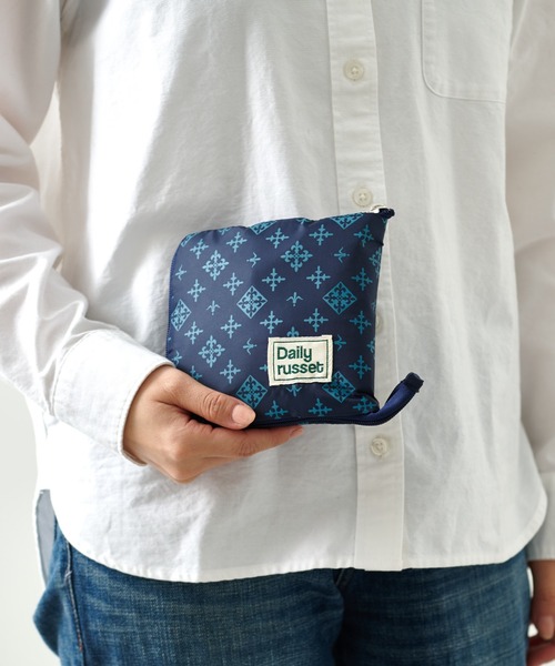 Daily russet（デイリー ラシット）の「保冷ポケッタブルエコバッグ（エコバッグ/サブバッグ・レディース・ブラック/グレー/ネイビー/シルバー/グリーン・FREE）」の11枚目の写真