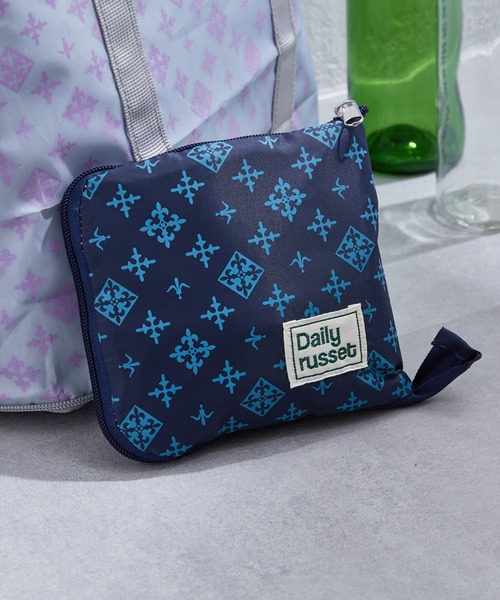 Daily russet（デイリー ラシット）の「保冷ポケッタブルエコバッグ（エコバッグ/サブバッグ・レディース・ブラック/グレー/ネイビー/シルバー/グリーン・FREE）」の19枚目の写真