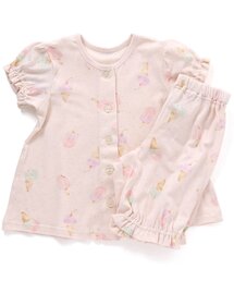 アイスクリーム柄前開きパジャマ