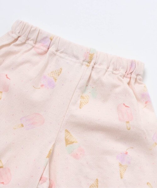 Ampersand（アンパサンド）の「アイスクリーム柄前開きパジャマ（ルームウェア/パジャマ・キッズ・オフホワイト/ピンク・140/100/80/90/120/130/110）」の10枚目の写真