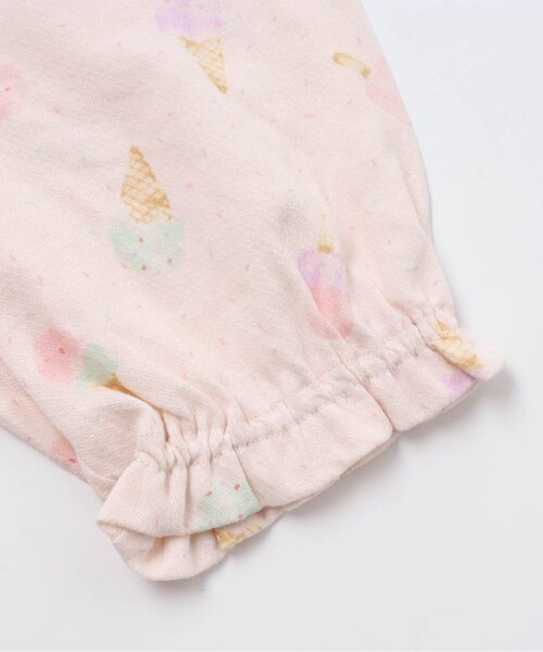 Ampersand（アンパサンド）の「アイスクリーム柄前開きパジャマ（ルームウェア/パジャマ・キッズ・オフホワイト/ピンク・140/100/80/90/120/130/110）」の13枚目の写真
