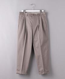 ＜SCYE（サイ）＞ 2プリーツ テーパード チノパンツ