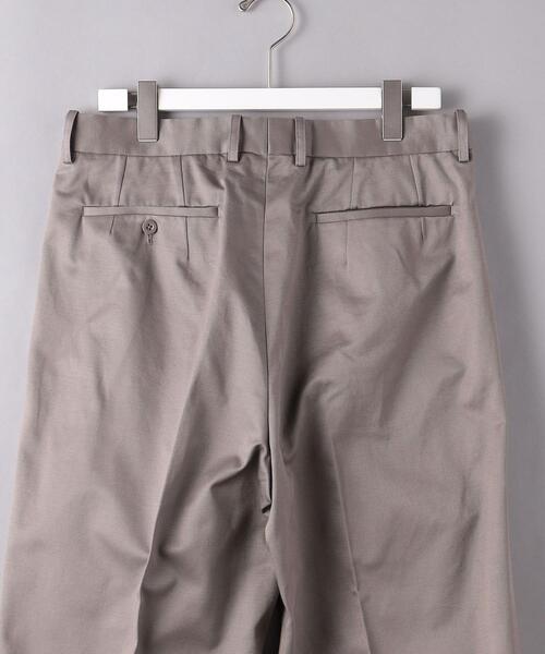 Scye(サイ)の「<SCYE(サイ)> 2プリーツ テーパード チノパンツ(チノパンツ・メンズ・オリーブ・36/38/40)」の4枚目の写真