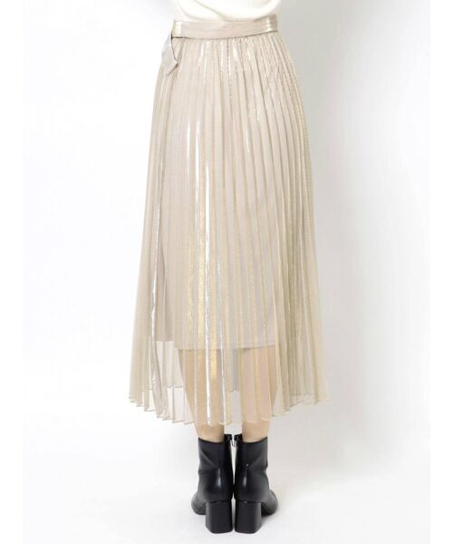 MURUA（ムルーア）の「シャイニープリーツラップスカート（スカート・レディース・ブラック/ブラウン/ベージュ・FREE）」の19枚目の写真