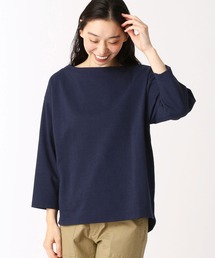 レディースのTシャツ/カットソー（ブルー・ネイビー/青色系