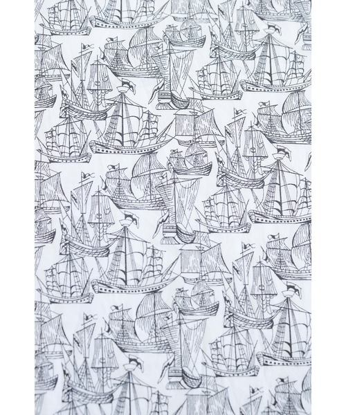 Te chichi(テチチ)の「リバティプリント前釦ブラウス(シャツ/ブラウス・レディース・ネイビー/オフホワイト・フリ-)」の5枚目の写真