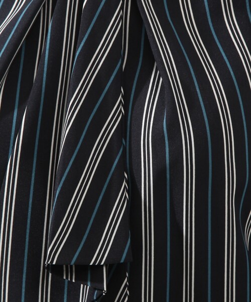 DRESKIP（ドレスキップ）の「◆ボウタイストライプ柄ブラウス（シャツ/ブラウス・レディース・ベージュ系その他5/ダークグリーン系2/ネイビー系2・02/03/04）」の13枚目の写真