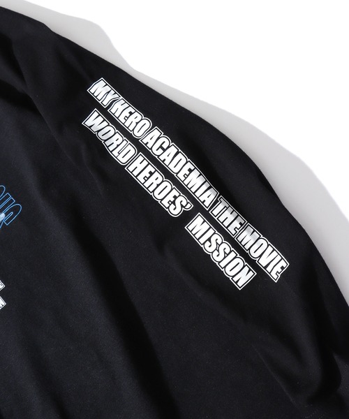ROOPTOKYO(ループトウキョウ)の「ROOPTOKYO限定 ”僕のヒーローアカデミア” 配色ロゴロンT(Tシャツ/カットソー・メンズ・ブラック/ホワイト・L/M/XL)」の6枚目の写真