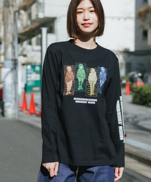 ROOPTOKYO(ループトウキョウ)の「ROOPTOKYO限定 ”僕のヒーローアカデミア” 配色ロゴロンT(Tシャツ/カットソー・メンズ・ブラック/ホワイト・L/M/XL)」の22枚目の写真