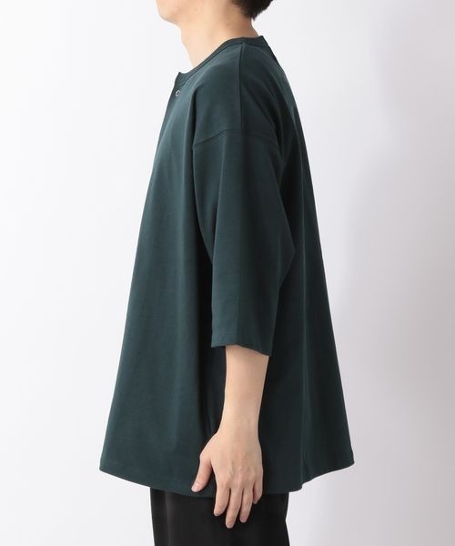 LOWRYS FARM(ローリーズファーム)の「ハーフスリーブクルーカーディガン 272976(Tシャツ/カットソー・メンズ・グレー/グリーン/ネイビー・MEDIUM/LARGE)」の8枚目の写真