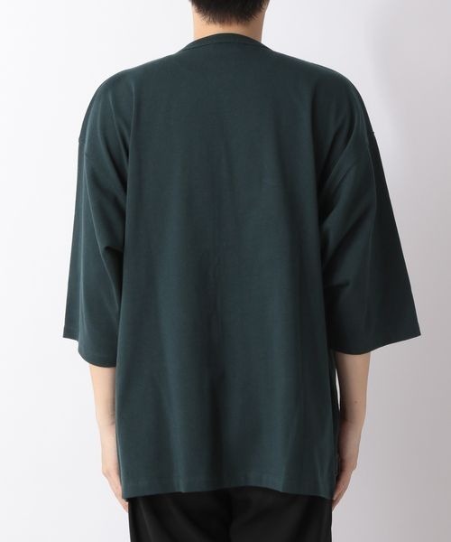 LOWRYS FARM(ローリーズファーム)の「ハーフスリーブクルーカーディガン 272976(Tシャツ/カットソー・メンズ・グレー/グリーン/ネイビー・MEDIUM/LARGE)」の9枚目の写真