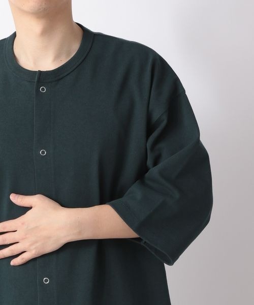 LOWRYS FARM(ローリーズファーム)の「ハーフスリーブクルーカーディガン 272976(Tシャツ/カットソー・メンズ・グレー/グリーン/ネイビー・MEDIUM/LARGE)」の12枚目の写真
