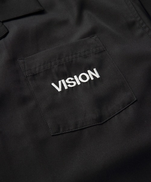 VISION STREET WEAR（ヴィジョンストリートウェア）の「【VISION STREET WEAR/ビジョンストリートウェア】恐竜刺繍 ワンポイントロゴ　バックプリント　オープンカラーシャツ（シャツ/ブラウス・メンズ・ブルー/アイボリー/ブラック/グリーン・X-LARGE/MEDIUM/LARGE）」の14枚目の写真