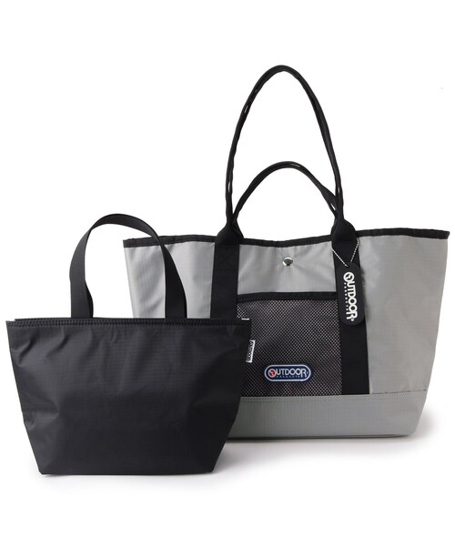 SHOO・LA・RUE（シューラルー）の「◆【コラボ】OUTDOOR PRODUCTSトートバッグ（保冷バッグ付き）（トートバッグ・レディース・ブラック/グレー/ブラウン系4・00）」の15枚目の写真