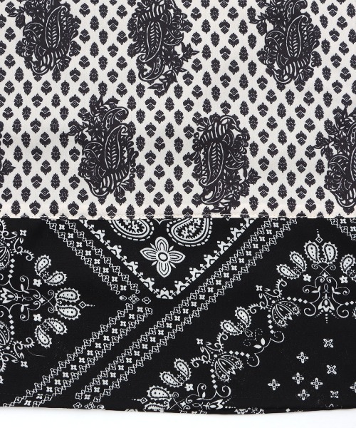 チチカカ（チチカカ）の「ブロックシフトフェイクラップスカート（スカート・レディース・ベージュ/ネイビー/オフホワイト・FREE）」の22枚目の写真