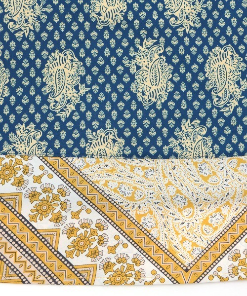 チチカカ（チチカカ）の「ブロックシフトフェイクラップスカート（スカート・レディース・ベージュ/ネイビー/オフホワイト・FREE）」の17枚目の写真