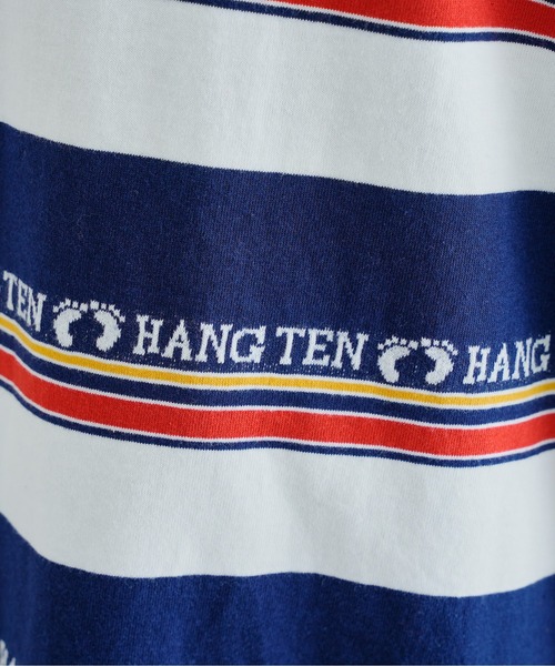 HANGTEN(ハンテン)の「WEB限定/半袖ジャガードポロシャツ(Tシャツ/カットソー・メンズ・ネイビー/ブラウン/ブルー・FREE)」の7枚目の写真