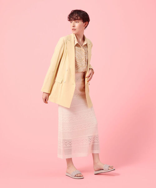 NOLLEY’S Sophi(ノーリーズソフィ)の「ゼブラ柄オーバーシャツ(シャツ/ブラウス・レディース・ベージュ系その他3/グリーン系その他3・38)」の21枚目の写真