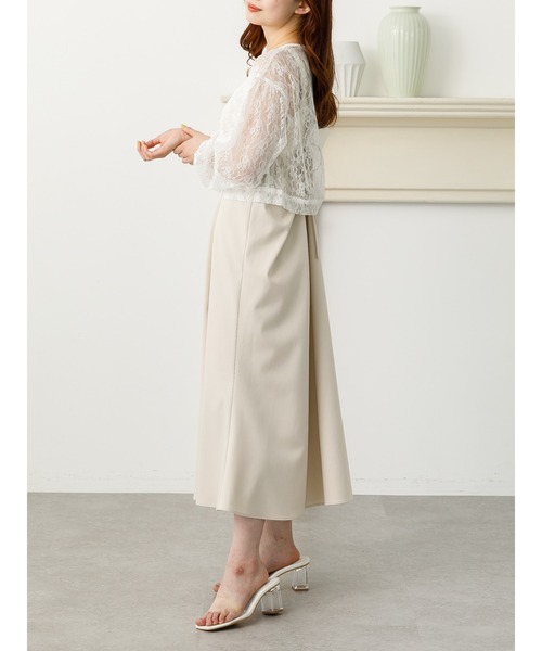 SLURR(スラ―)の「レースカーディガン(カーディガン/ボレロ・レディース・ブラック/アイボリー・FREE)」の5枚目の写真