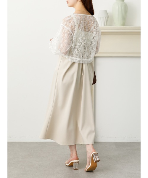 SLURR(スラ―)の「レースカーディガン(カーディガン/ボレロ・レディース・ブラック/アイボリー・FREE)」の6枚目の写真