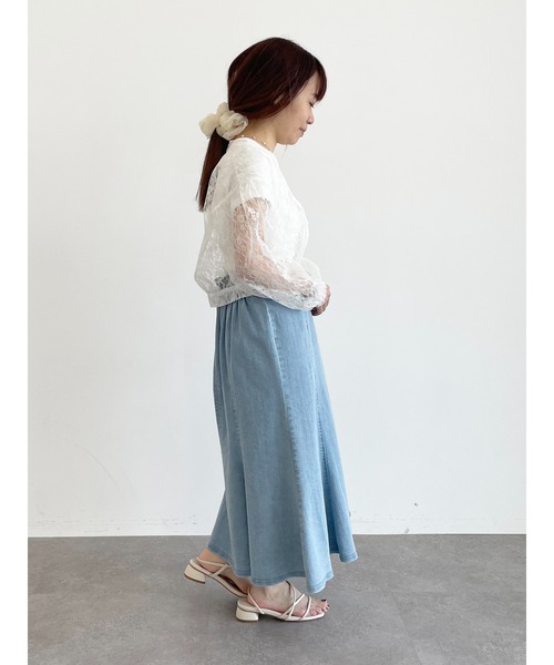 SLURR(スラ―)の「レースカーディガン(カーディガン/ボレロ・レディース・ブラック/アイボリー・FREE)」の13枚目の写真