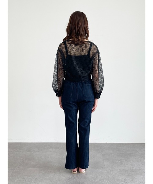 SLURR(スラ―)の「レースカーディガン(カーディガン/ボレロ・レディース・ブラック/アイボリー・FREE)」の18枚目の写真