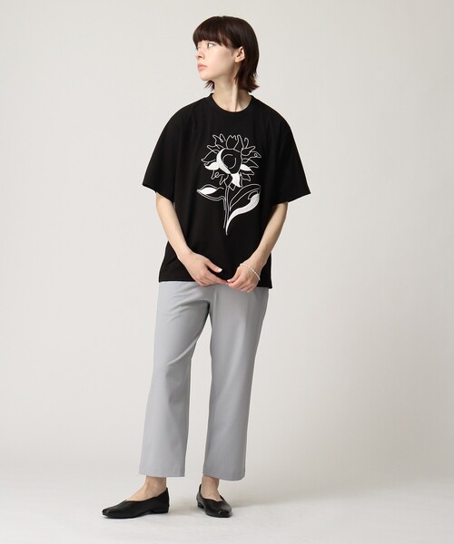 tk.TAKEO KIKUCHI(ティーケータケオキクチ)の「◆Line Plant Tシャツ(Tシャツ/カットソー・メンズ・ホワイト/ブラック/グレー・01/02/03)」の18枚目の写真