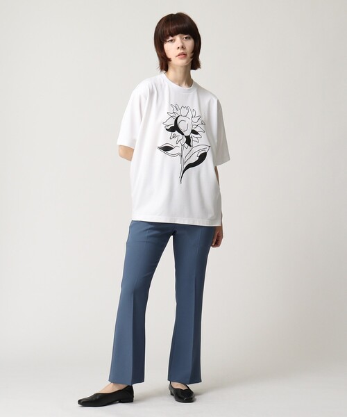 tk.TAKEO KIKUCHI(ティーケータケオキクチ)の「◆Line Plant Tシャツ(Tシャツ/カットソー・メンズ・ホワイト/ブラック/グレー・01/02/03)」の17枚目の写真