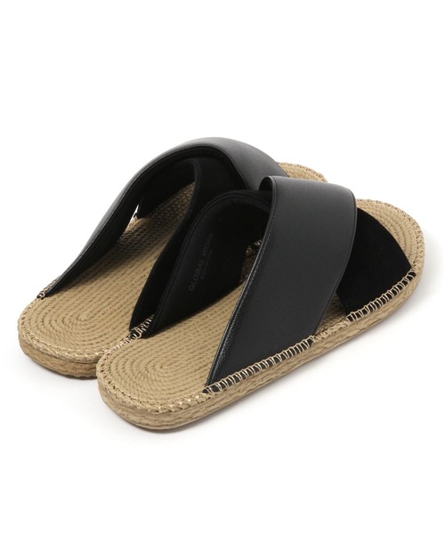 GLOBAL WORK（グローバルワーク）の「エアかるリラックスクロスエスパ/257021（サンダル・メンズ・ホワイト/ブラック・MEDIUM/LARGE）」の8枚目の写真