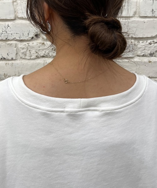 SHENERY（シーナリー）の「フレンチスリーブスウェットプルオーバー（スウェット・レディース・オフホワイト/グレー系その他/ベージュ・FREE）」の18枚目の写真