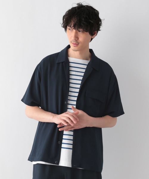 GLOBAL WORK(グローバルワーク)の「ジョーゼットワイドシャツ/271208(シャツ/ブラウス・メンズ・チャコールグレー/グレー/スカイブルー/ネイビー・LARGE/MEDIUM/SMALL)」の16枚目の写真