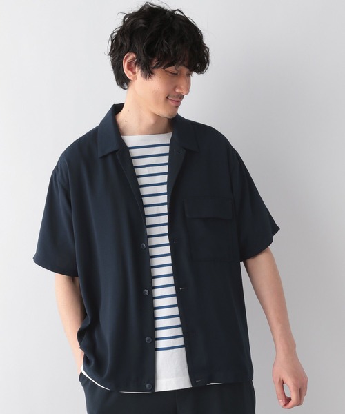 GLOBAL WORK(グローバルワーク)の「ジョーゼットワイドシャツ/271208(シャツ/ブラウス・メンズ・チャコールグレー/グレー/スカイブルー/ネイビー・LARGE/MEDIUM/SMALL)」の17枚目の写真