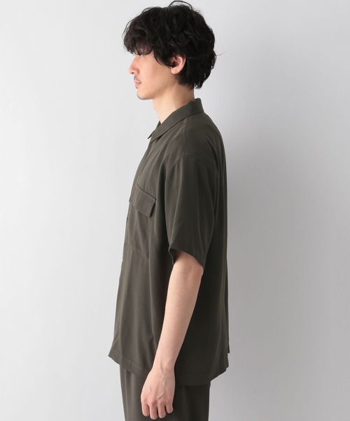 GLOBAL WORK(グローバルワーク)の「ジョーゼットワイドシャツ/271208(シャツ/ブラウス・メンズ・チャコールグレー/グレー/スカイブルー/ネイビー・LARGE/MEDIUM/SMALL)」の19枚目の写真