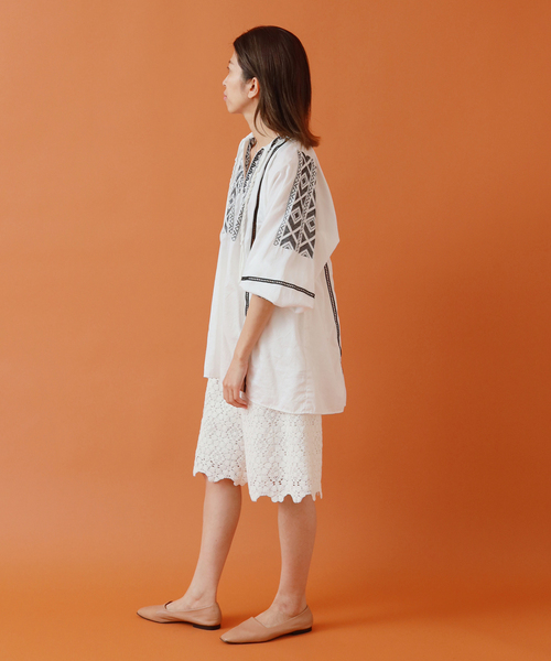 IENA（イエナ）の「maison コードレースハーフパンツ（その他パンツ・レディース・ホワイト・40/36/38）」の11枚目の写真