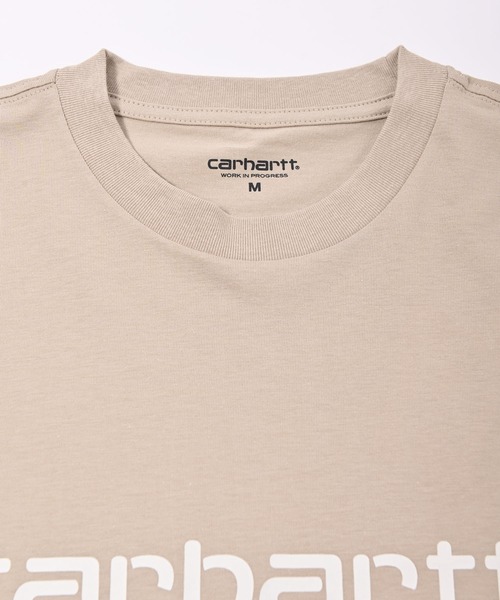 Carhartt WIP（カーハートダブリューアイピー）の「Carhartt WIP カーハート ワークインプログレス スクリプト 半袖Tシャツ（Tシャツ/カットソー・メンズ・ベージュ/ミント/ホワイト/ブラック・M/L/XL）」の5枚目の写真