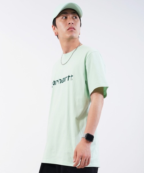 Carhartt WIP（カーハートダブリューアイピー）の「Carhartt WIP カーハート ワークインプログレス スクリプト 半袖Tシャツ（Tシャツ/カットソー・メンズ・ベージュ/ミント/ホワイト/ブラック・M/L/XL）」の9枚目の写真