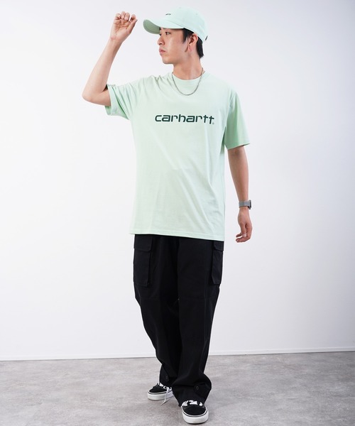 Carhartt WIP（カーハートダブリューアイピー）の「Carhartt WIP カーハート ワークインプログレス スクリプト 半袖Tシャツ（Tシャツ/カットソー・メンズ・ベージュ/ミント/ホワイト/ブラック・M/L/XL）」の11枚目の写真