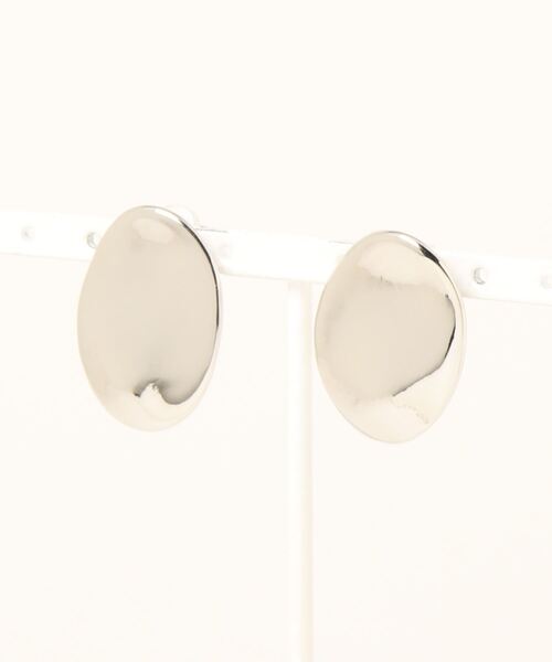 VIS（ビス）の「プレートニュアンスメタルイヤリング（イヤリング・レディース・シルバー/ゴールド・FREE）」の10枚目の写真