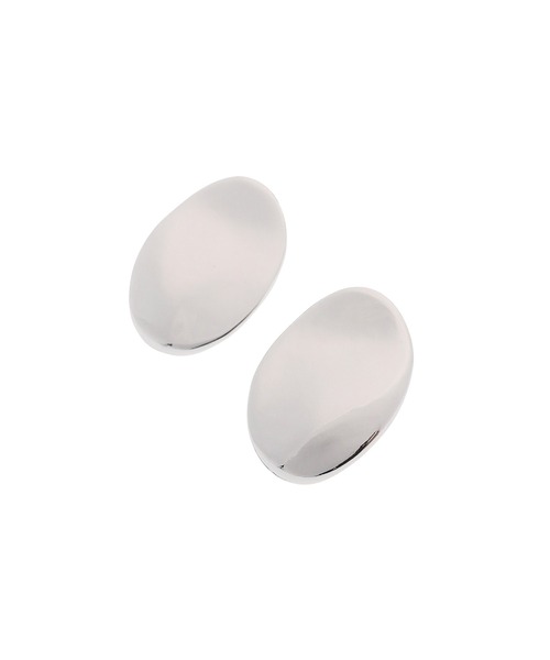 VIS（ビス）の「プレートニュアンスメタルイヤリング（イヤリング・レディース・シルバー/ゴールド・FREE）」の5枚目の写真