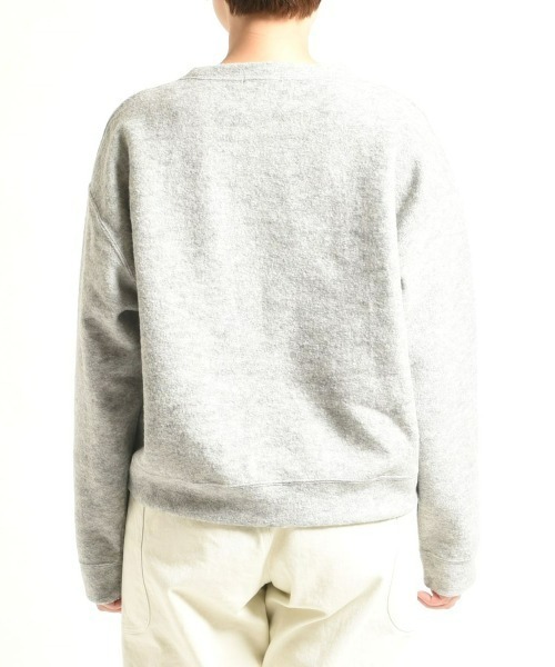 ORCIVAL（オーシバル）の「ORCIVAL/オーシバル　ウールジャージークルーネック プルオーバー　WOOL JERSEY CREW NECK PULLOVER OR-C0160 WJS（ニット/セーター・レディース・ネイビー/グレー・1）」の5枚目の写真