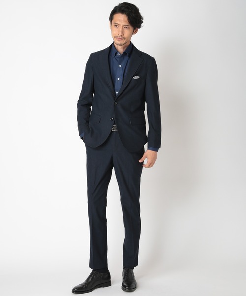 CROWDED CLOSET(クラウデッドクローゼット)の「【吸水速乾 】レギュラースナップボタンダウンシャツ(ビジネスシャツ・メンズ・ホワイト/ネイビー/サックスブルー・01/02/03/04)」の7枚目の写真