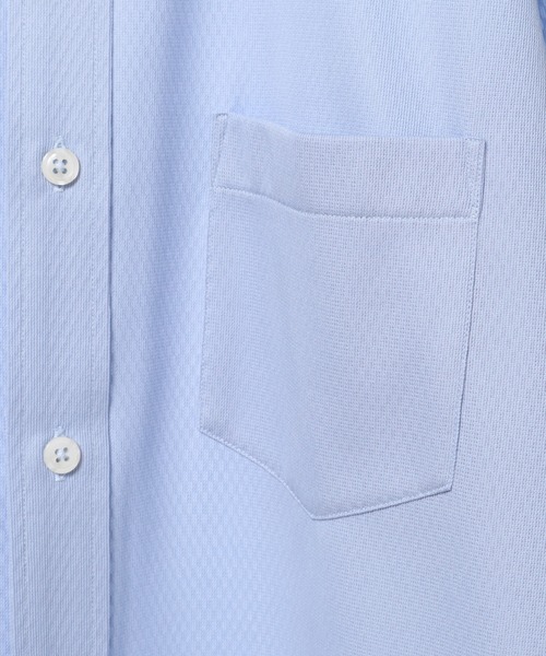 CROWDED CLOSET(クラウデッドクローゼット)の「【吸水速乾 】レギュラースナップボタンダウンシャツ(ビジネスシャツ・メンズ・ホワイト/ネイビー/サックスブルー・01/02/03/04)」の17枚目の写真