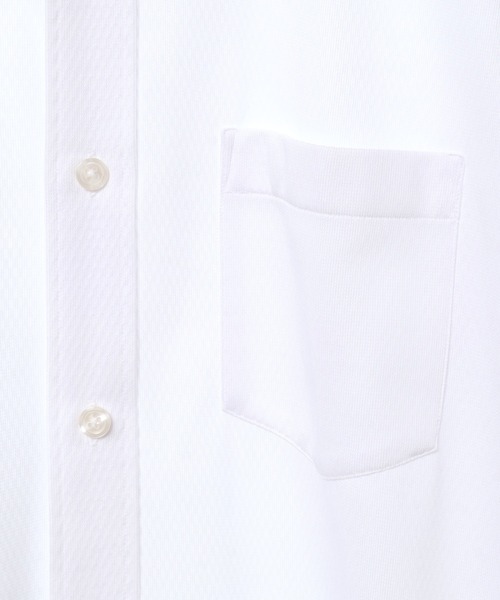 CROWDED CLOSET(クラウデッドクローゼット)の「【吸水速乾 】レギュラースナップボタンダウンシャツ(ビジネスシャツ・メンズ・ホワイト/ネイビー/サックスブルー・01/02/03/04)」の19枚目の写真