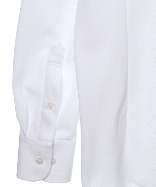 CROWDED CLOSET(クラウデッドクローゼット)の「【吸水速乾 】レギュラースナップボタンダウンシャツ(ビジネスシャツ・メンズ・ホワイト/ネイビー/サックスブルー・01/02/03/04)」の15枚目の写真