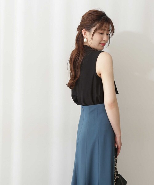 PROPORTION BODY DRESSING（プロポーションボディドレッシング）の「シアーリボンブラウス / 1212210500（シャツ/ブラウス・レディース・ブラック/ブラウン・FREE）」の18枚目の写真