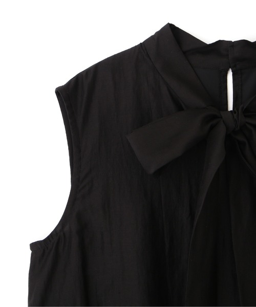PROPORTION BODY DRESSING（プロポーションボディドレッシング）の「シアーリボンブラウス / 1212210500（シャツ/ブラウス・レディース・ブラック/ブラウン・FREE）」の4枚目の写真