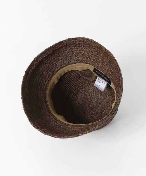 URBAN RESEARCH（アーバンリサーチ）の「ラフィアブリムハット（ハット・レディース・ブラック/ブラウン/ナチュラル・-）」の7枚目の写真