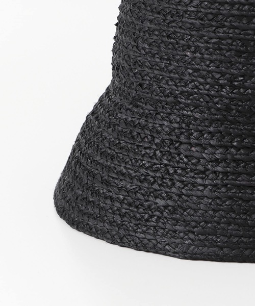 URBAN RESEARCH（アーバンリサーチ）の「ラフィアブリムハット（ハット・レディース・ブラック/ブラウン/ナチュラル・-）」の10枚目の写真