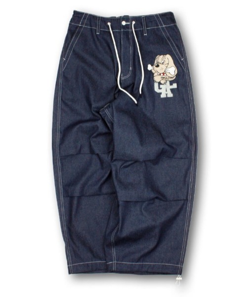 GALFY（ガルフィー）の「GALFYデニム犬パンツ（デニムパンツ・メンズ・インディゴブルー/サックスブルー・L/XL）」の4枚目の写真